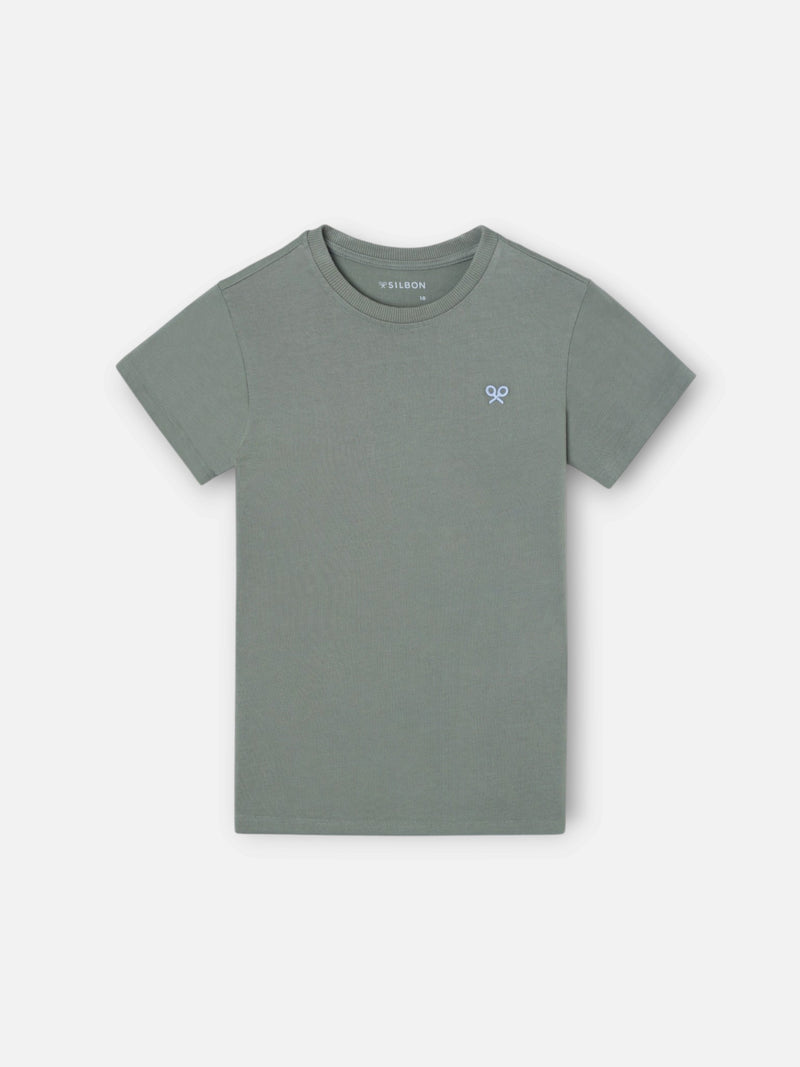 Camiseta kids minilogo verde