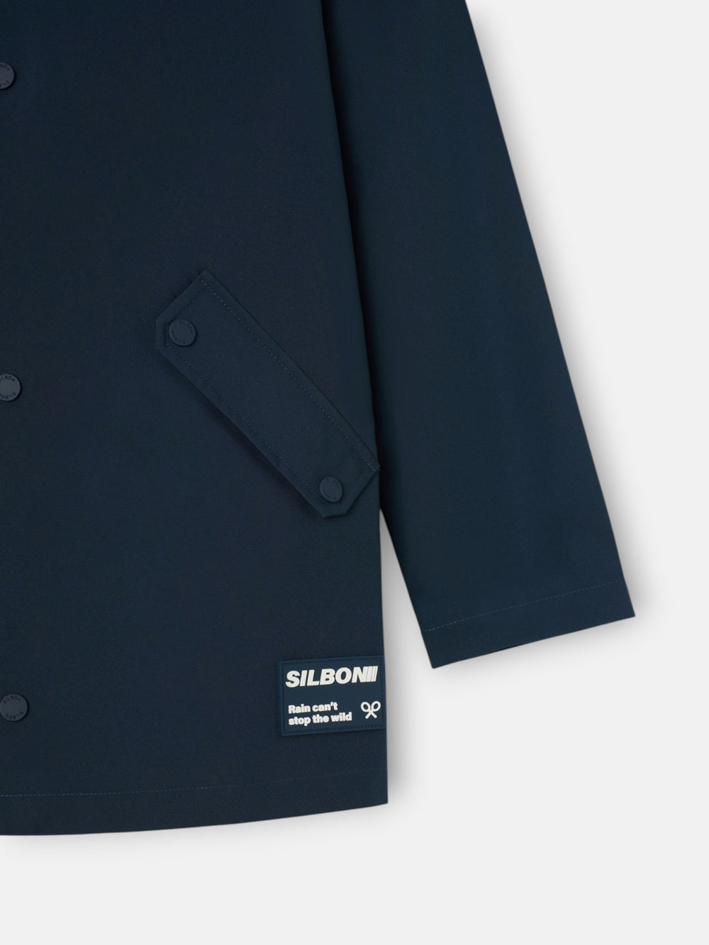 Navy blue kids windbreaker