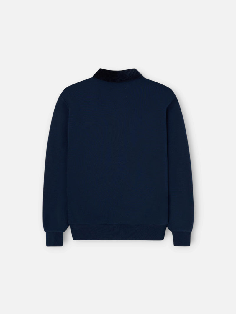 Forro polar kids canguro bicolor azul marino