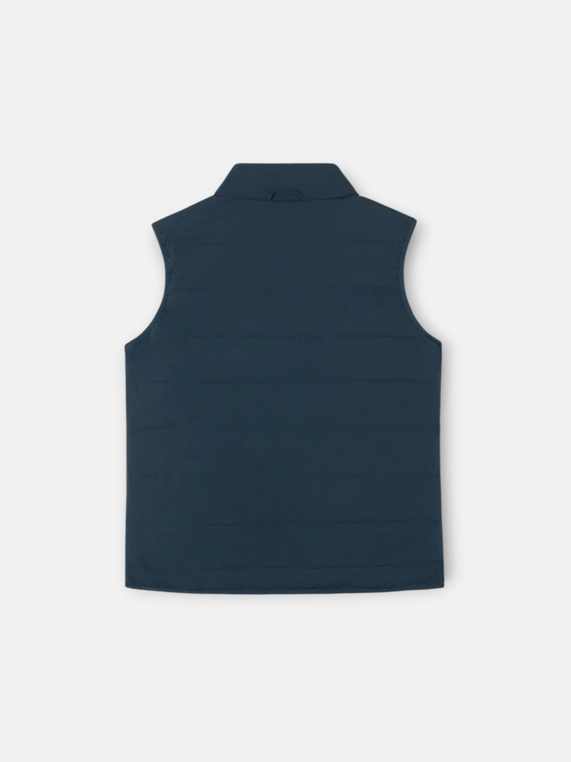 Chaleco kids reversible bolsillos verde marino