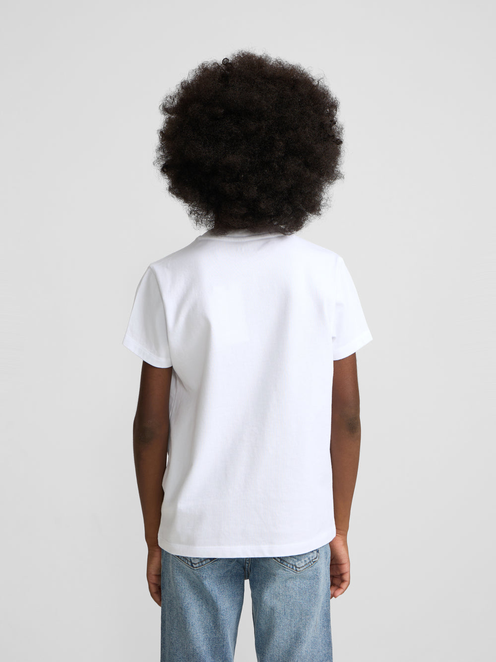 Silbon kids white graphic t-shirt