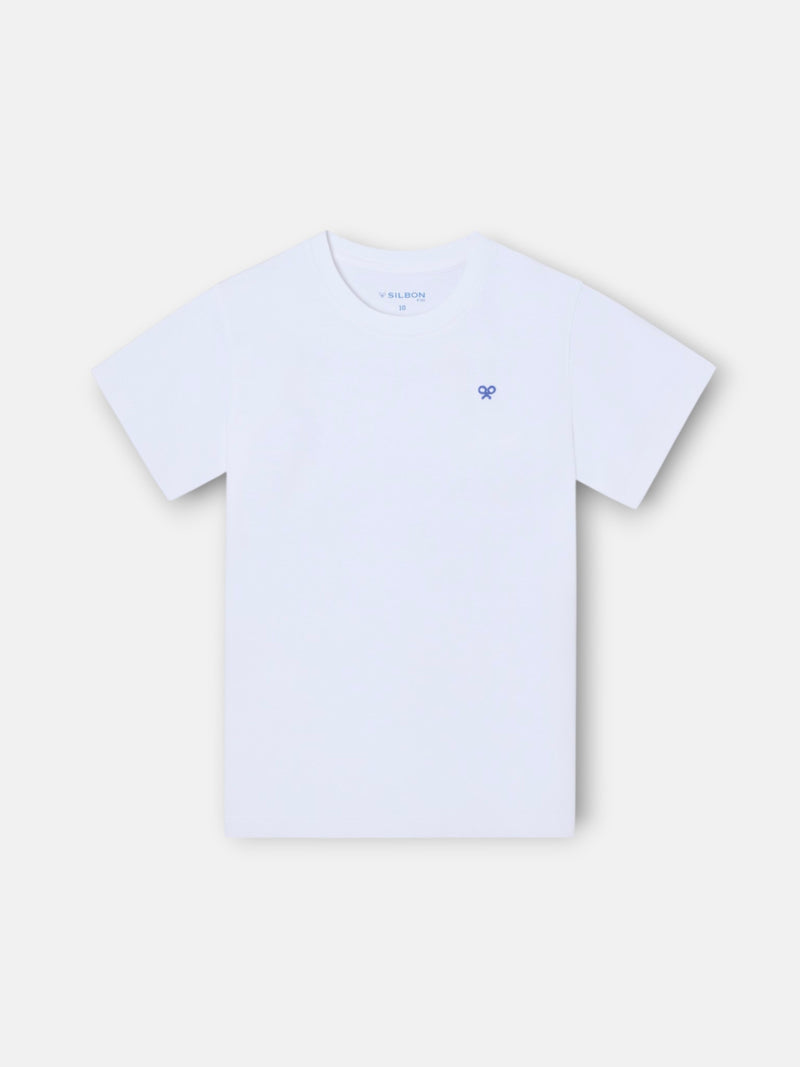 T-shirt kids play e pizza branca