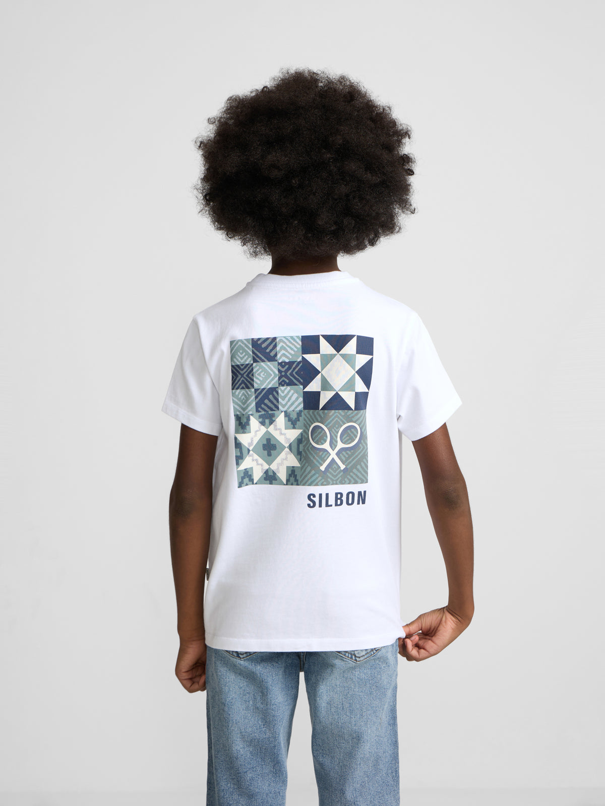 White ethnic kids t-shirt