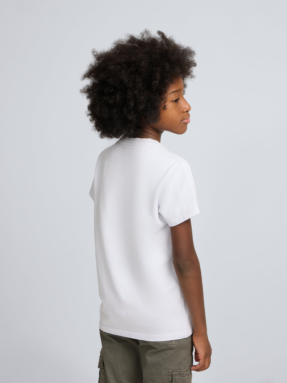 Kids T-shirt with light blue pocket label
