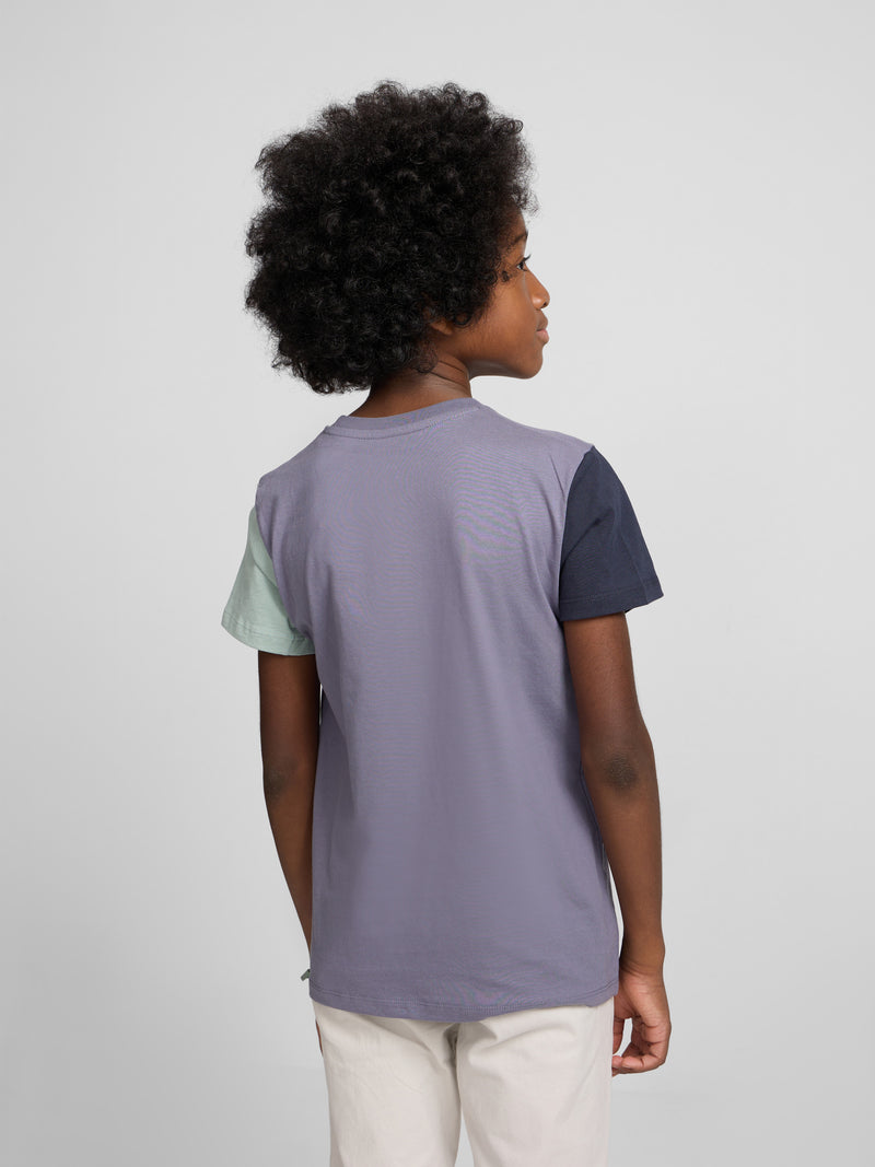 Camisola criança multicolor felpa azul índigo