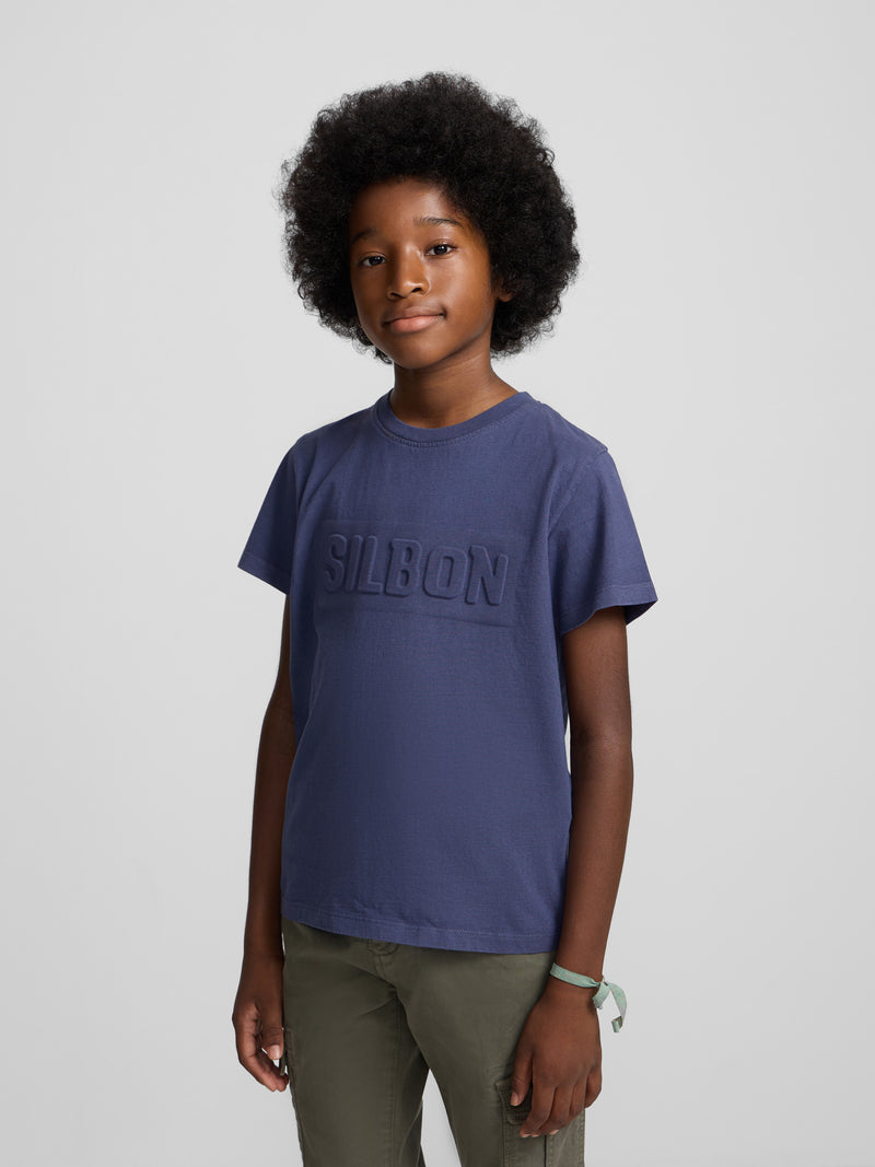Camisola kids garment dye índigo