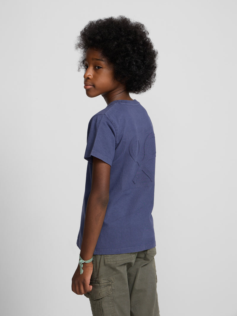 Camisola kids garment dye índigo