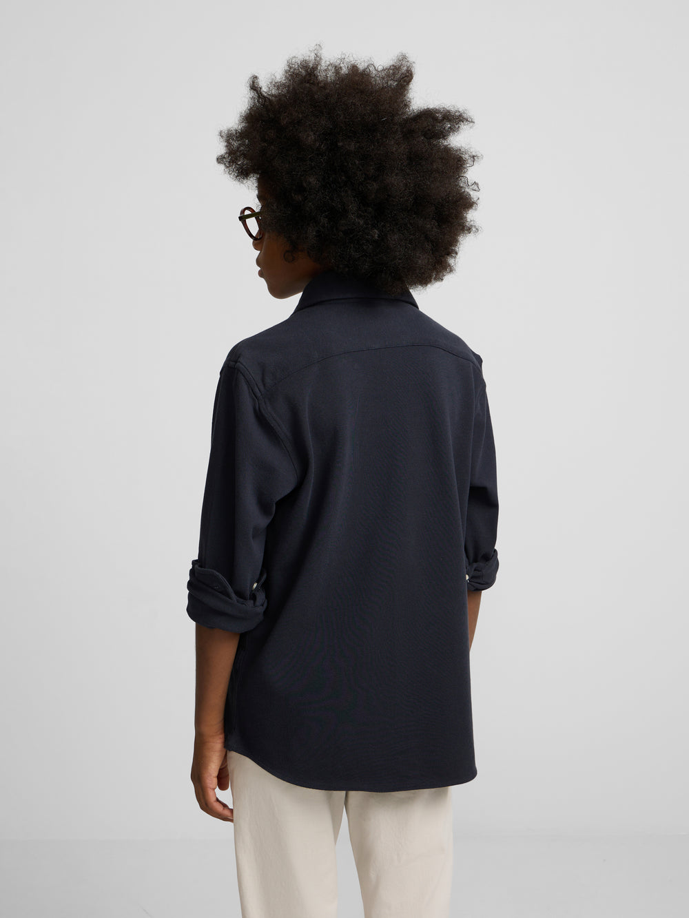 Camisa sport kids pique marino