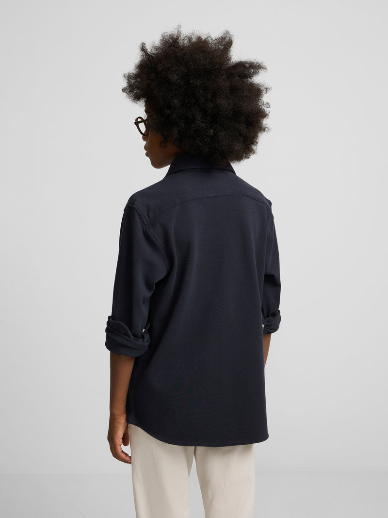 Camisa sport kids pique marino