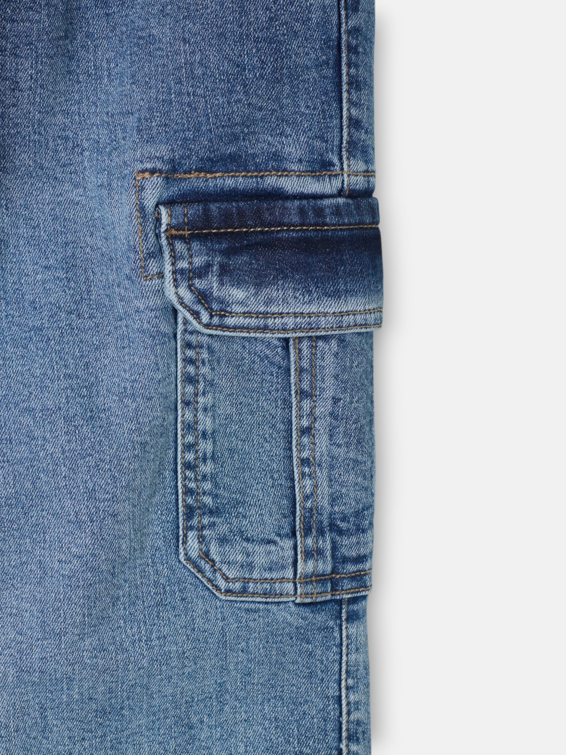 Pantalon sport kids jogger denim azul