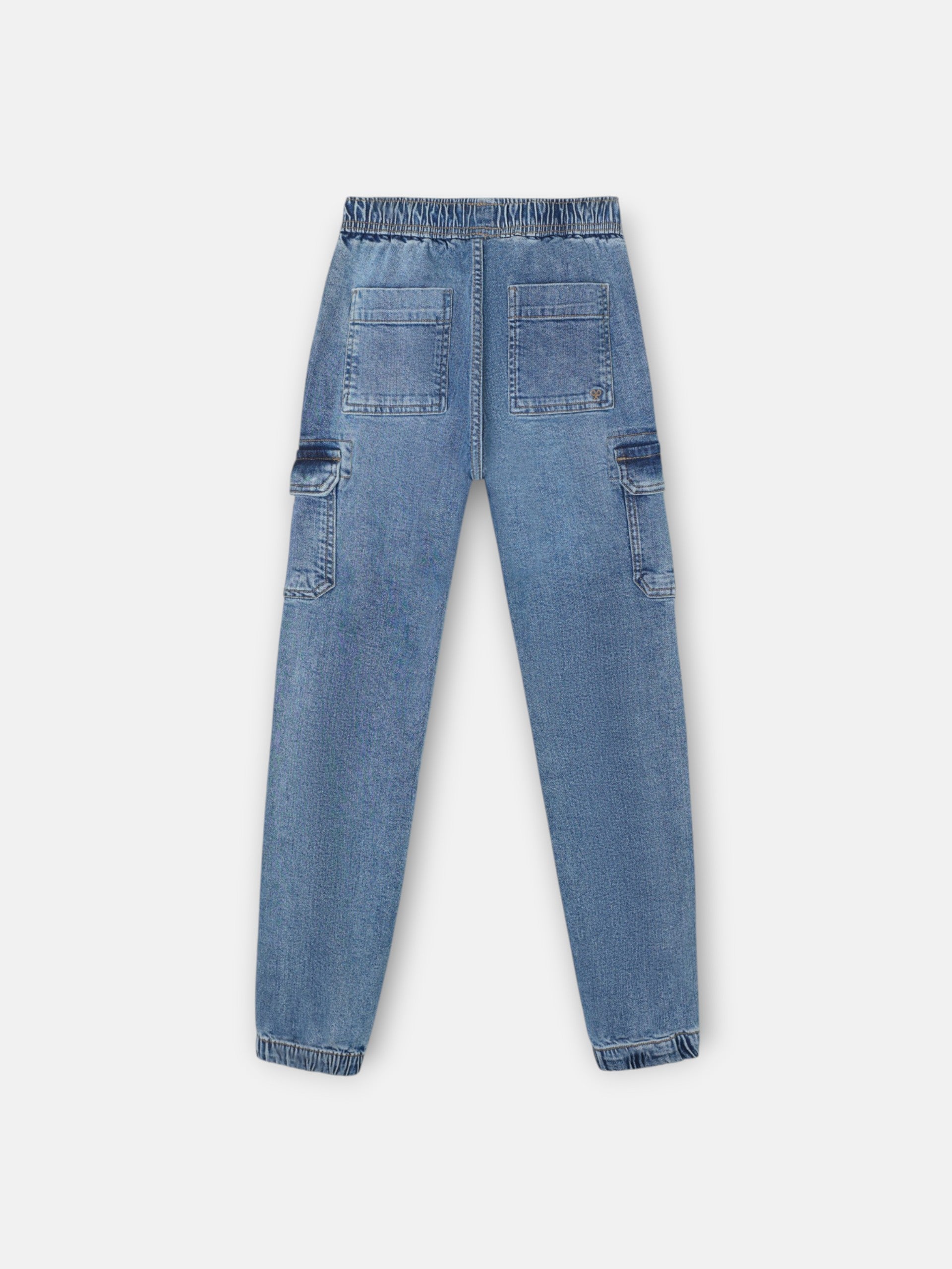 Pantalon sport kids jogger denim azul