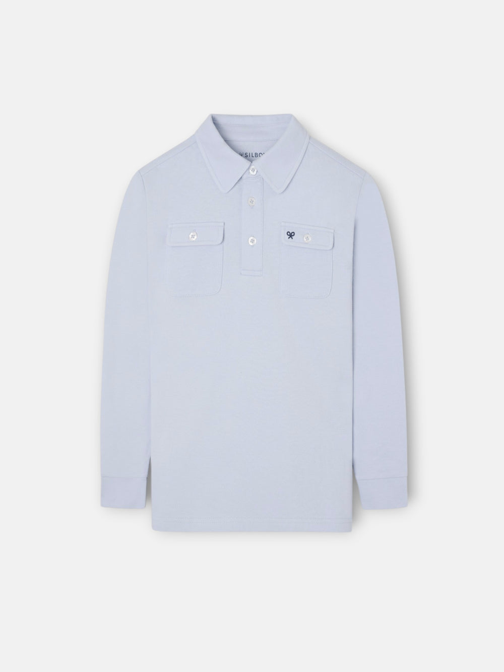 Polo kids bolsillos azul