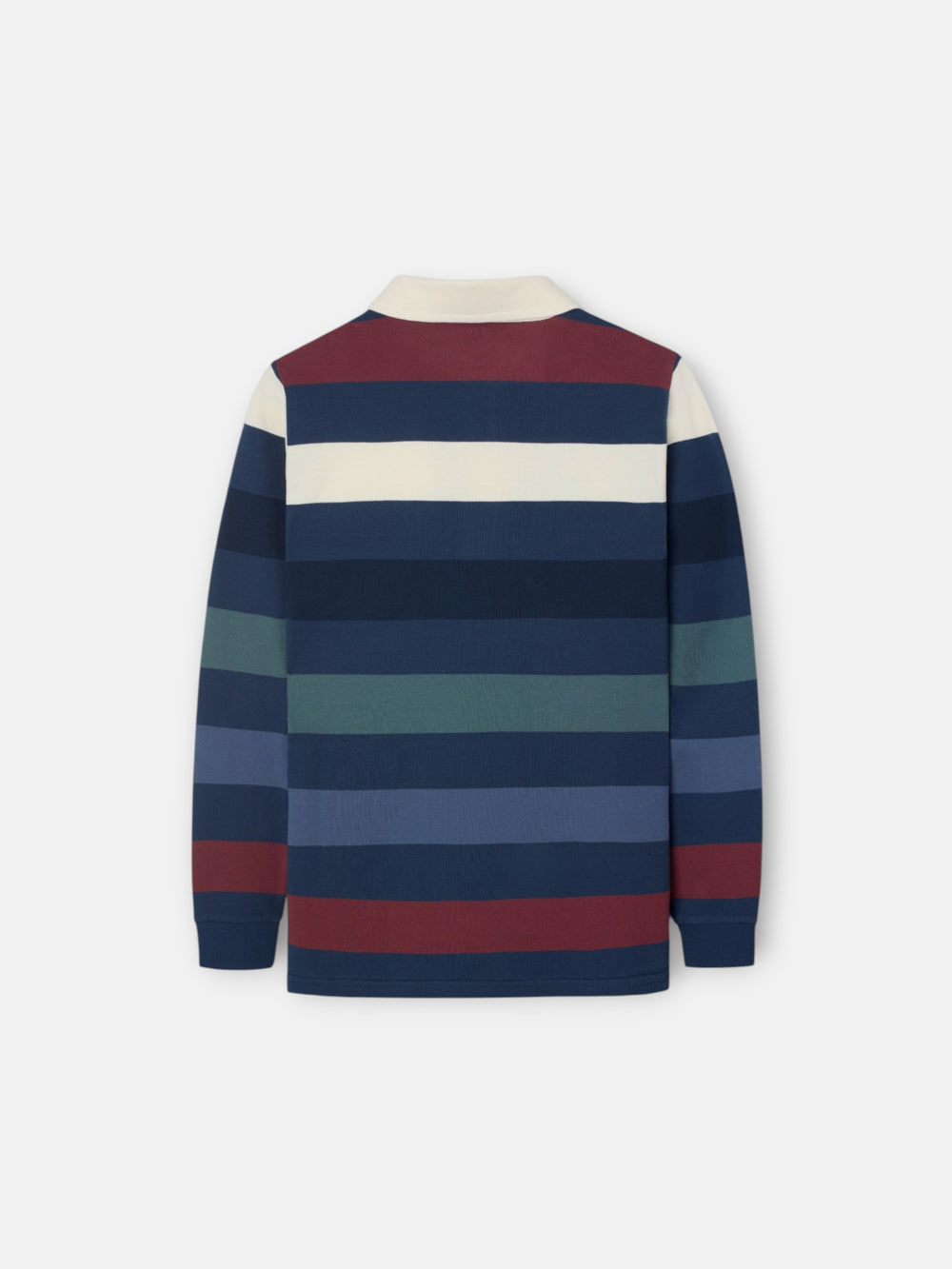 Polo kids rayas colores marino