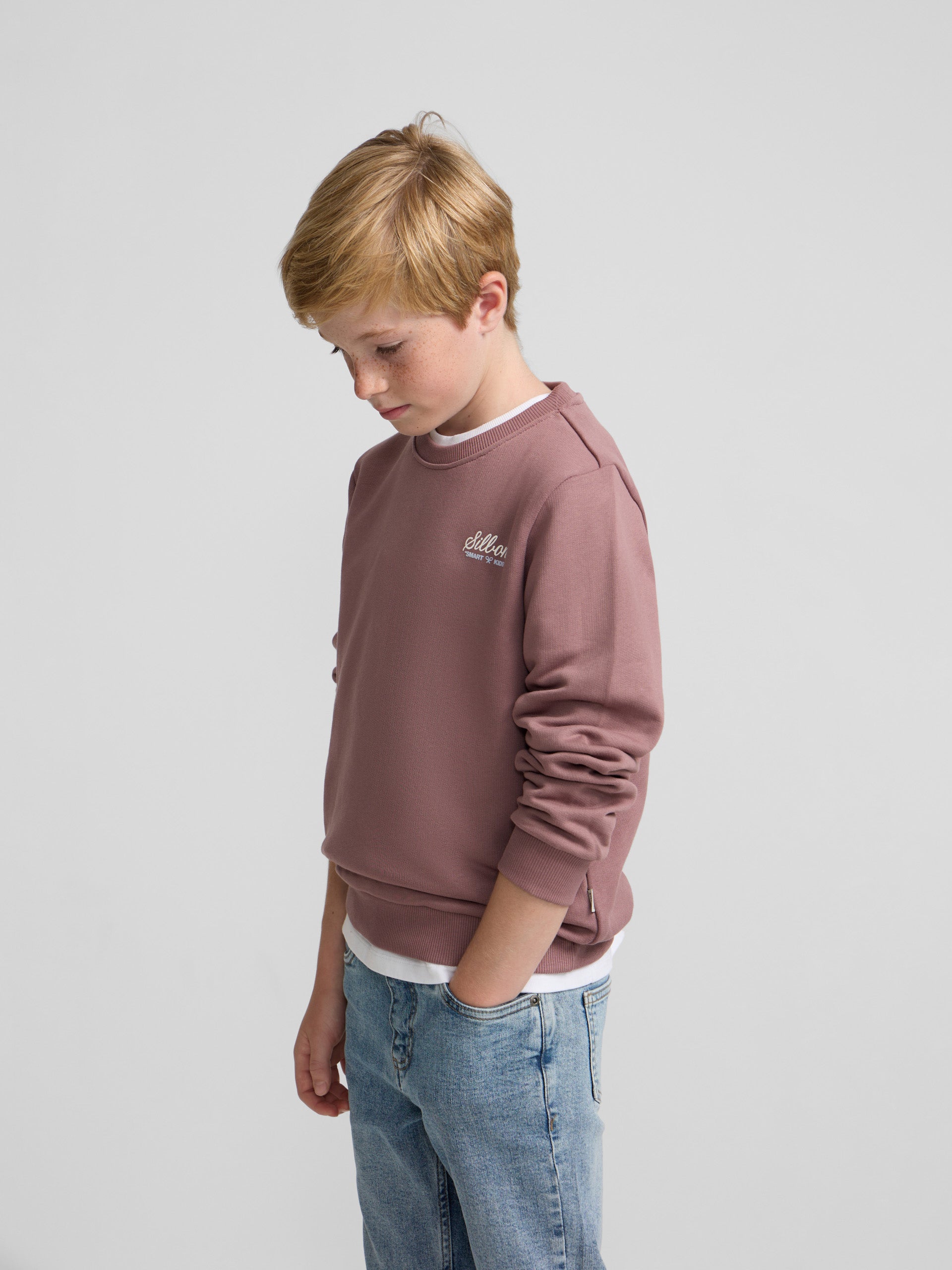 Sudadera kids school club burdeos