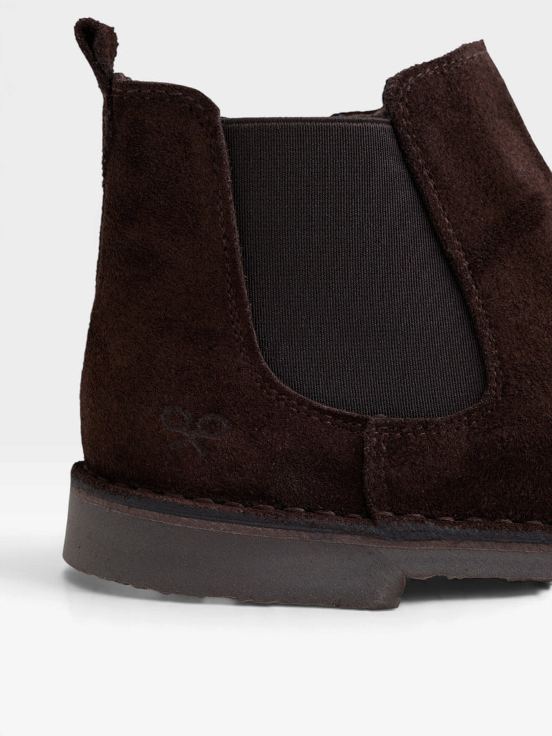 Bota kids chelsea serraje marron