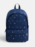 Mochila kids estampado azul marino