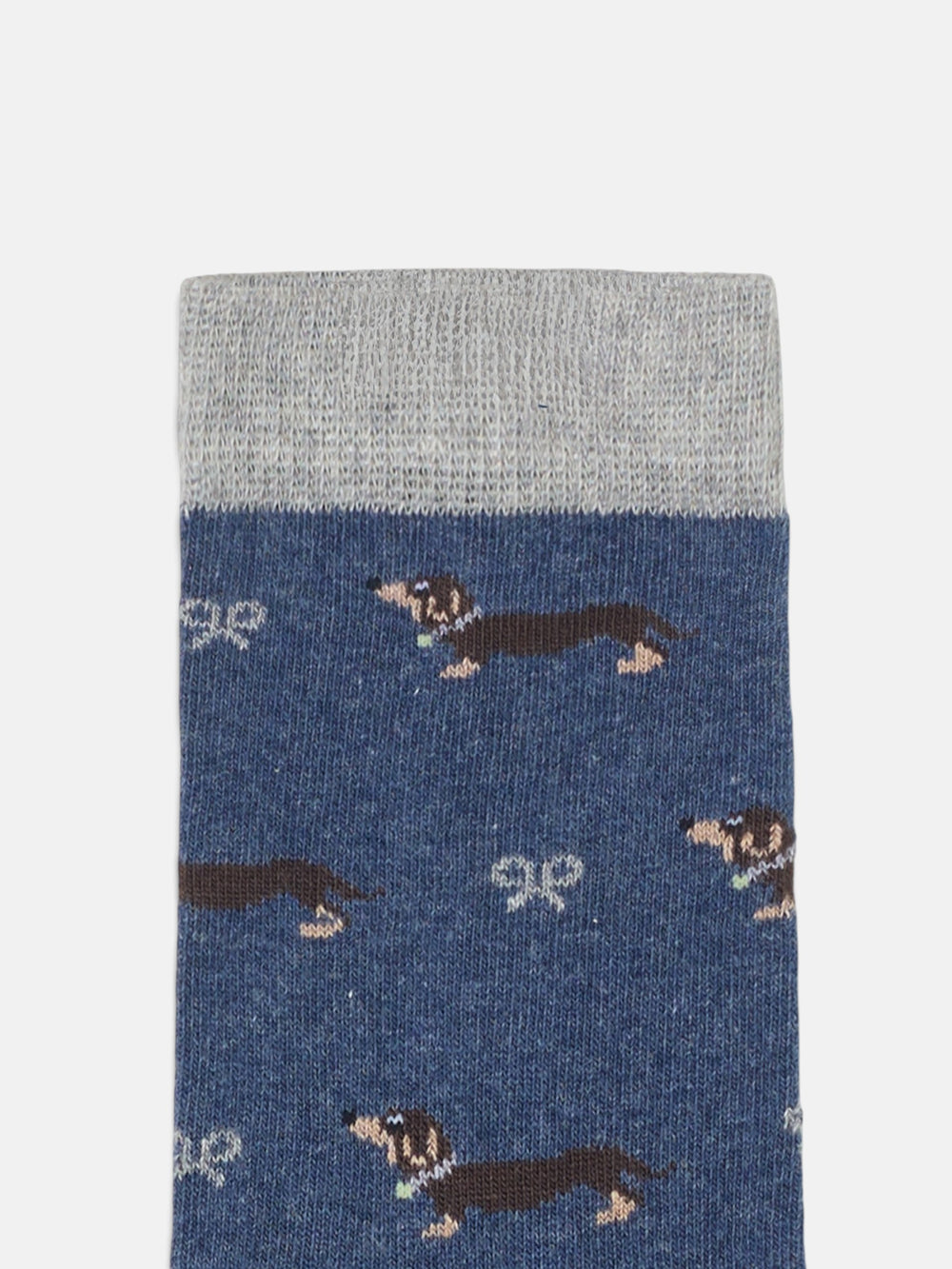 Kids navy blue doggy socks