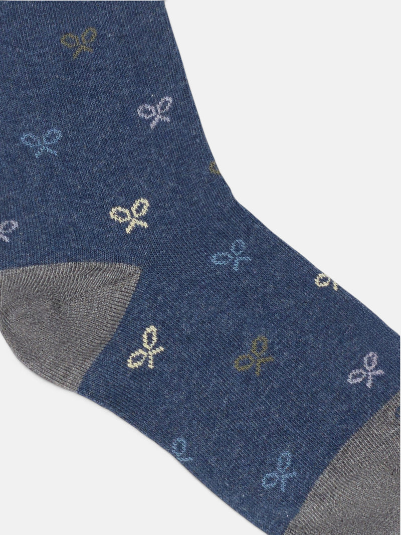 Chaussettes enfants multiraquettes marine