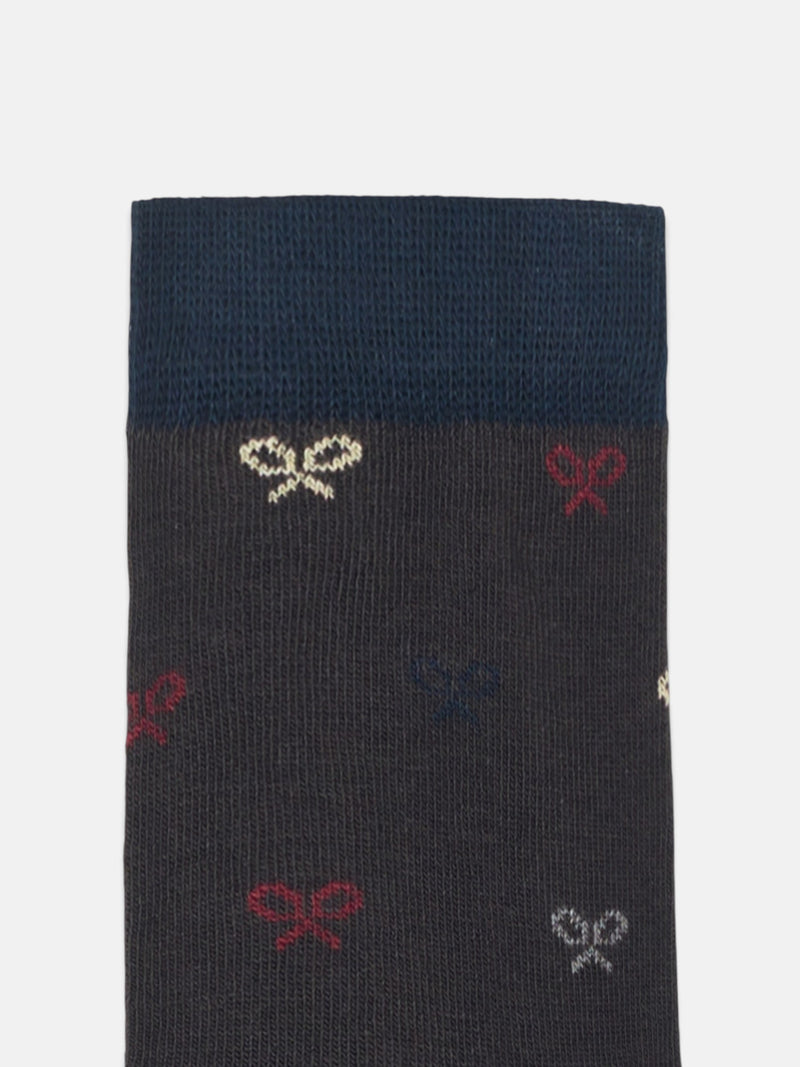 Chaussettes enfants multiraquettes marron
