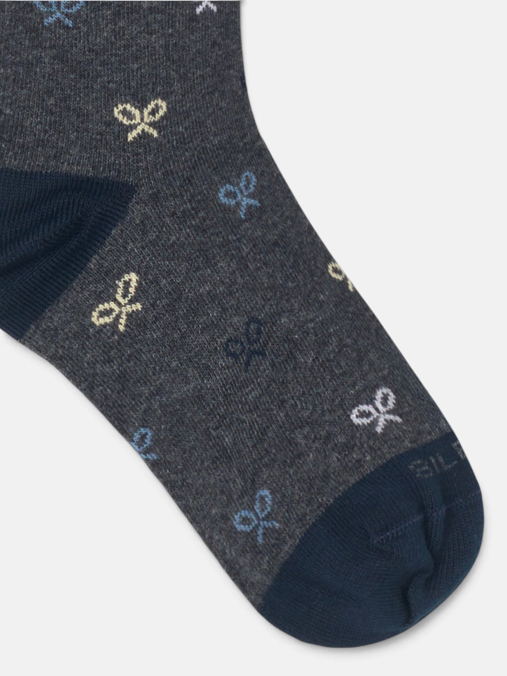 Kids grey multi-racket socks