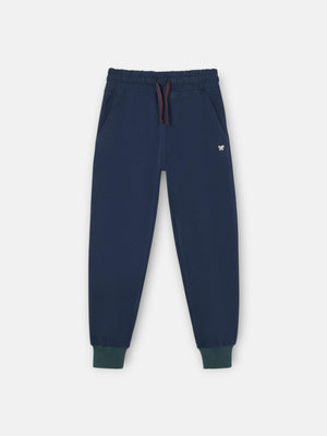 Kids multicolor navy sports pants