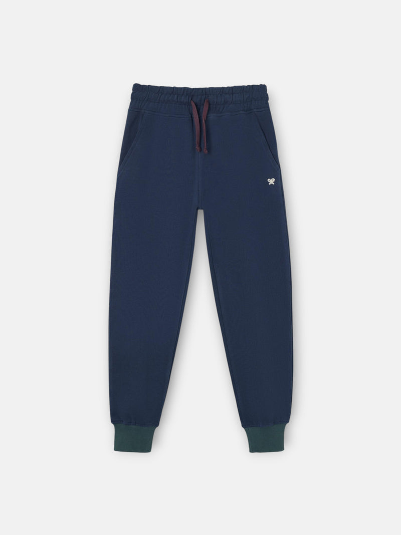 Kids multicolor navy sports pants
