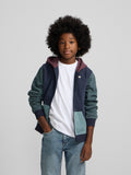 Kids' multicolor navy sports sweatshirt
