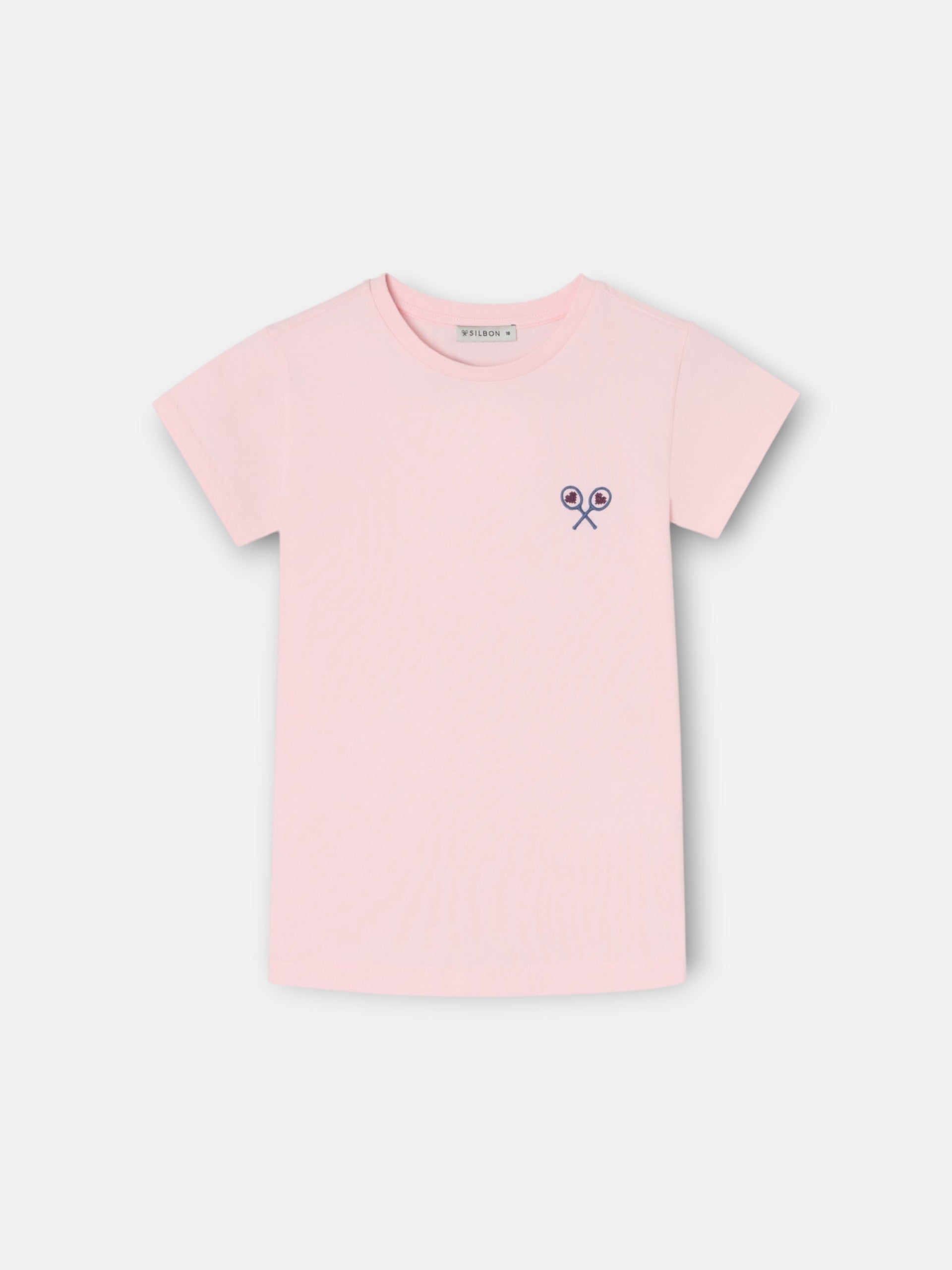 T-shirt fille lucky love rose