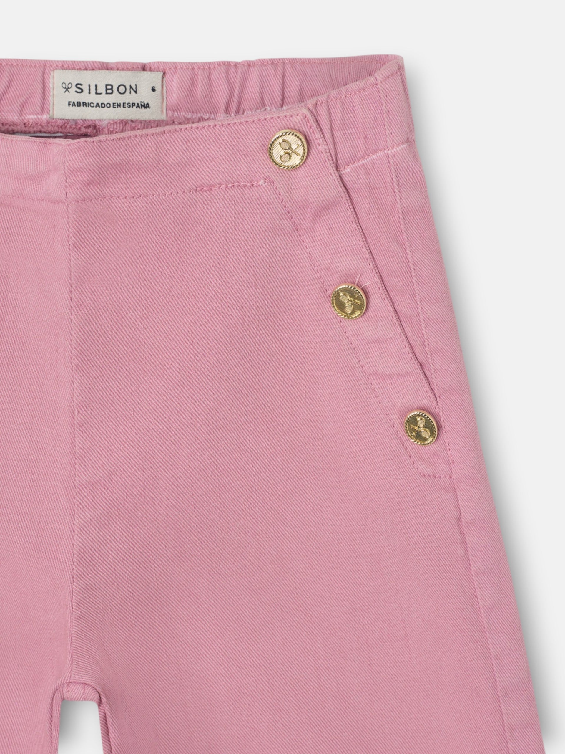 Dark pink sailor girl trousers