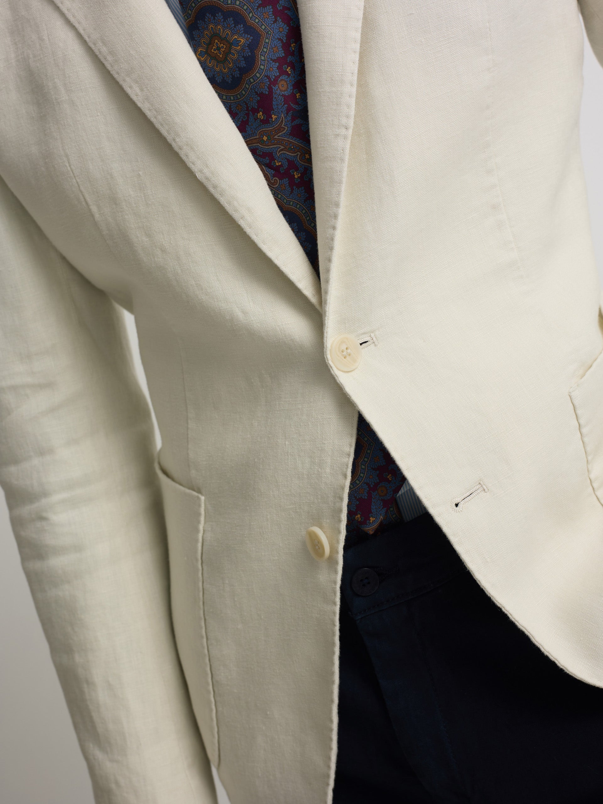 White comfort blazer