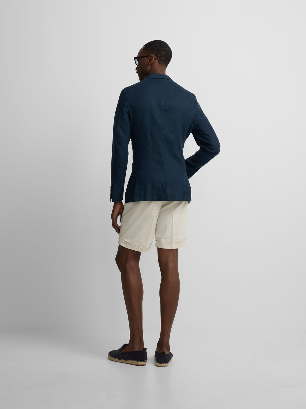 Navy comfort blazer