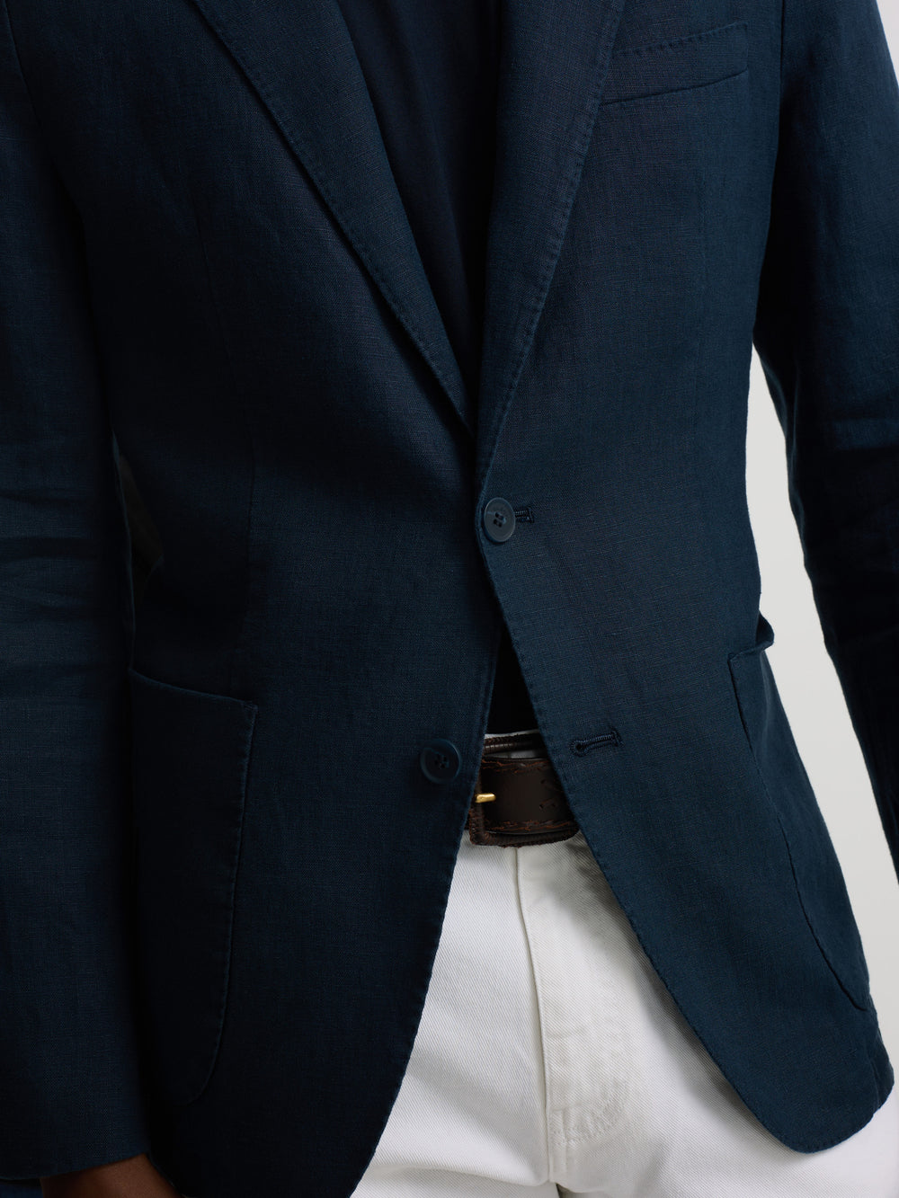 Navy comfort blazer