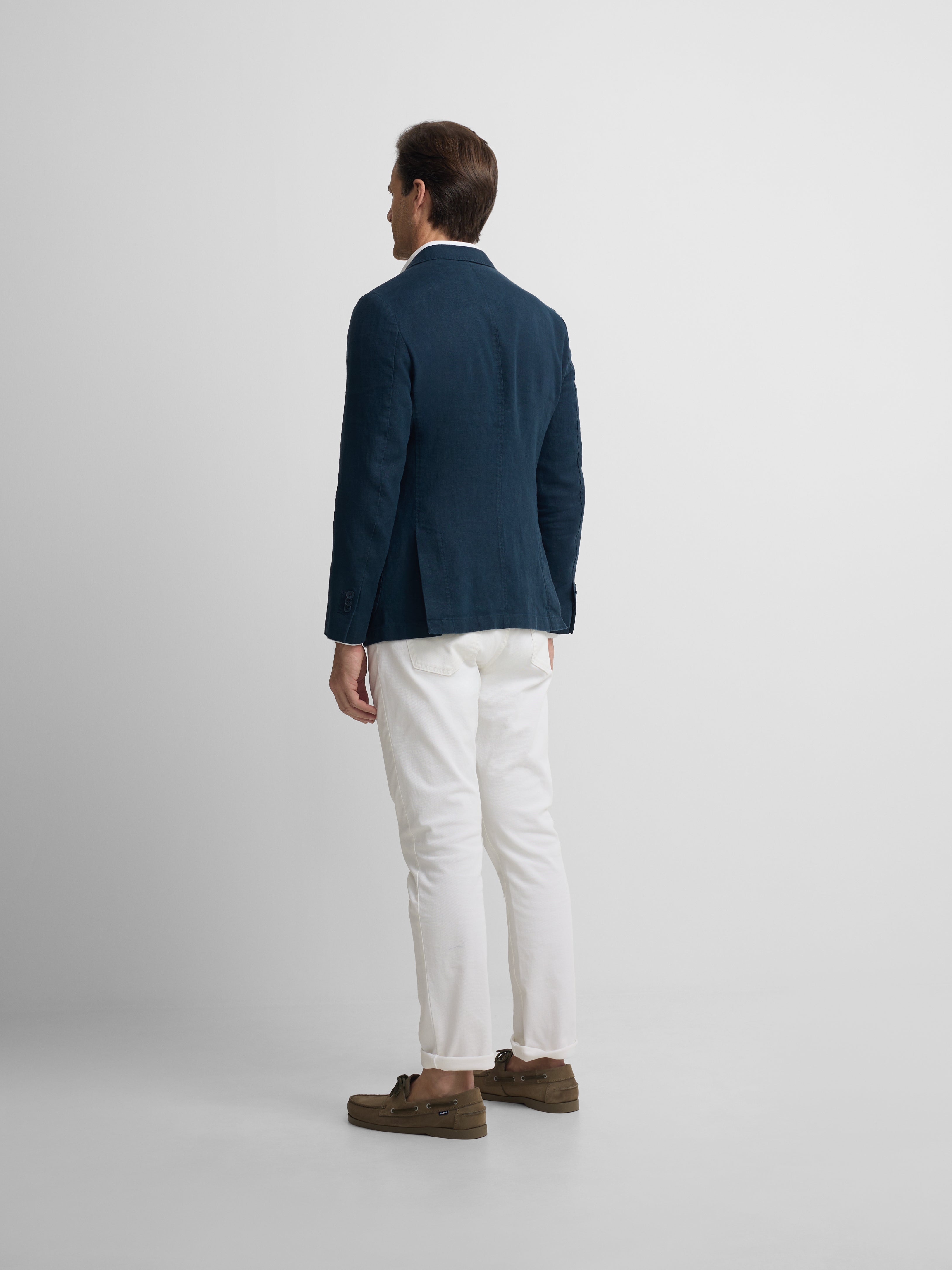 Americana cruzada comfort azul navy