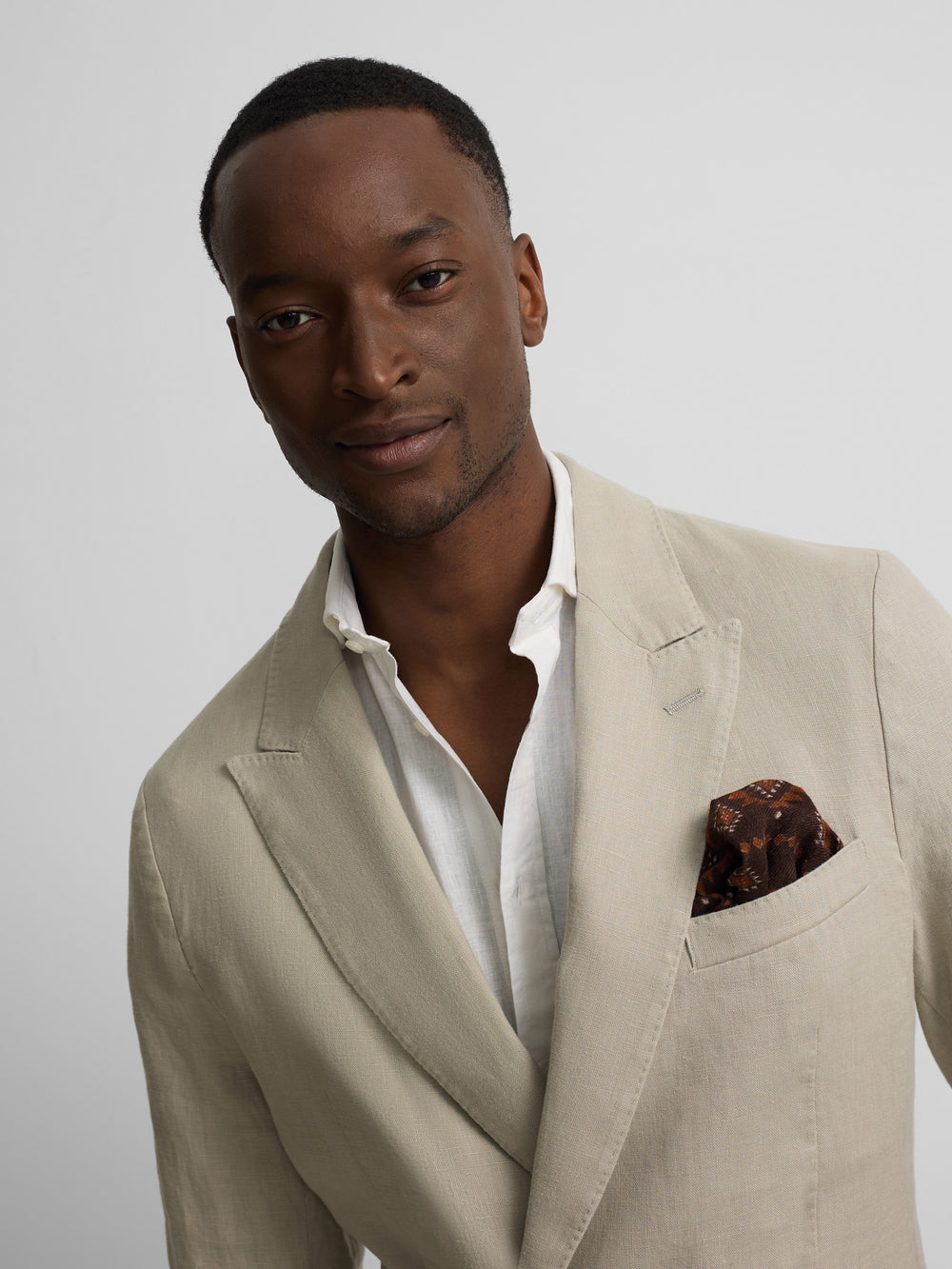 Veste croisée confort beige