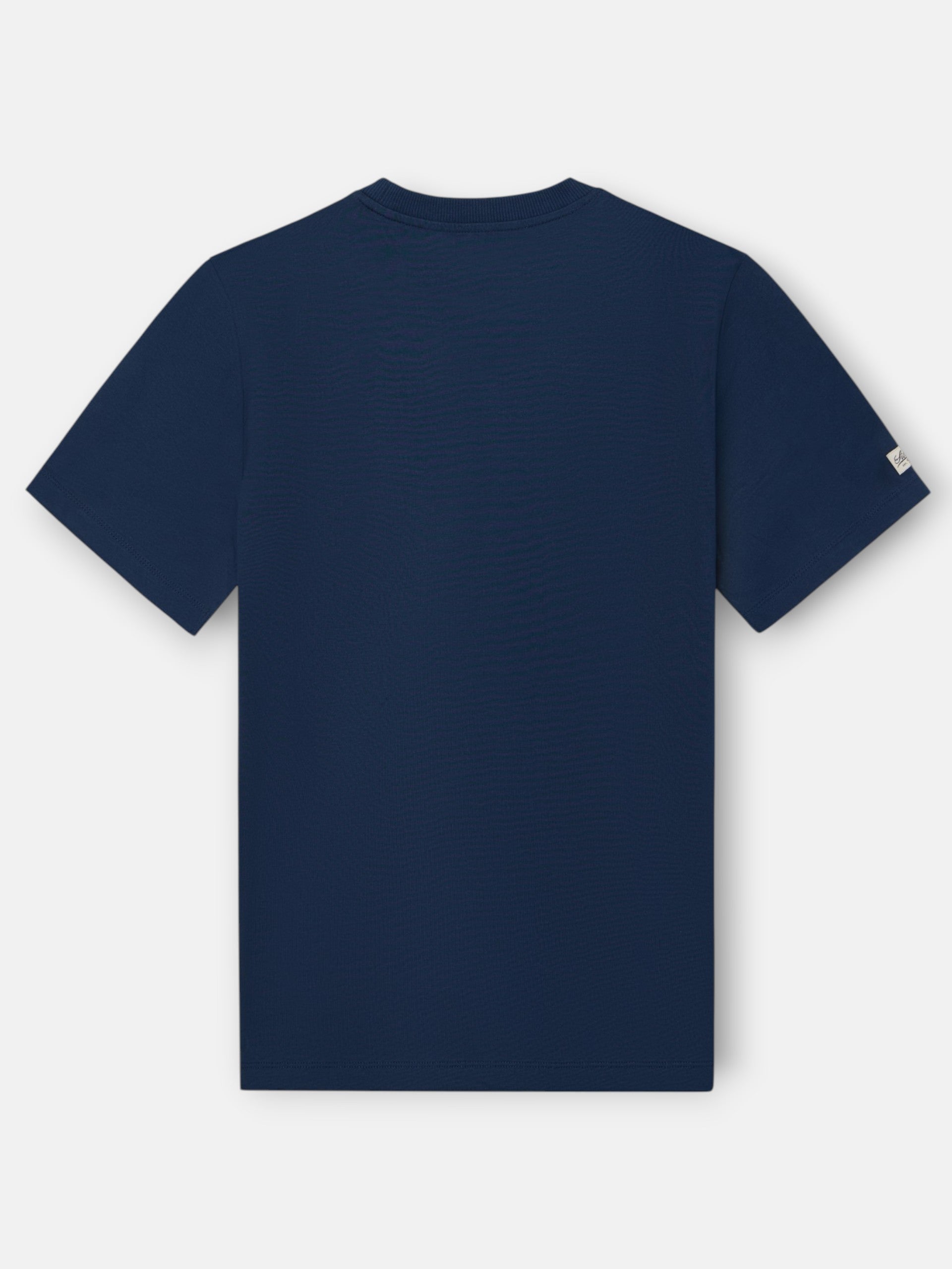 T-shirt classique étiquette bleu marine