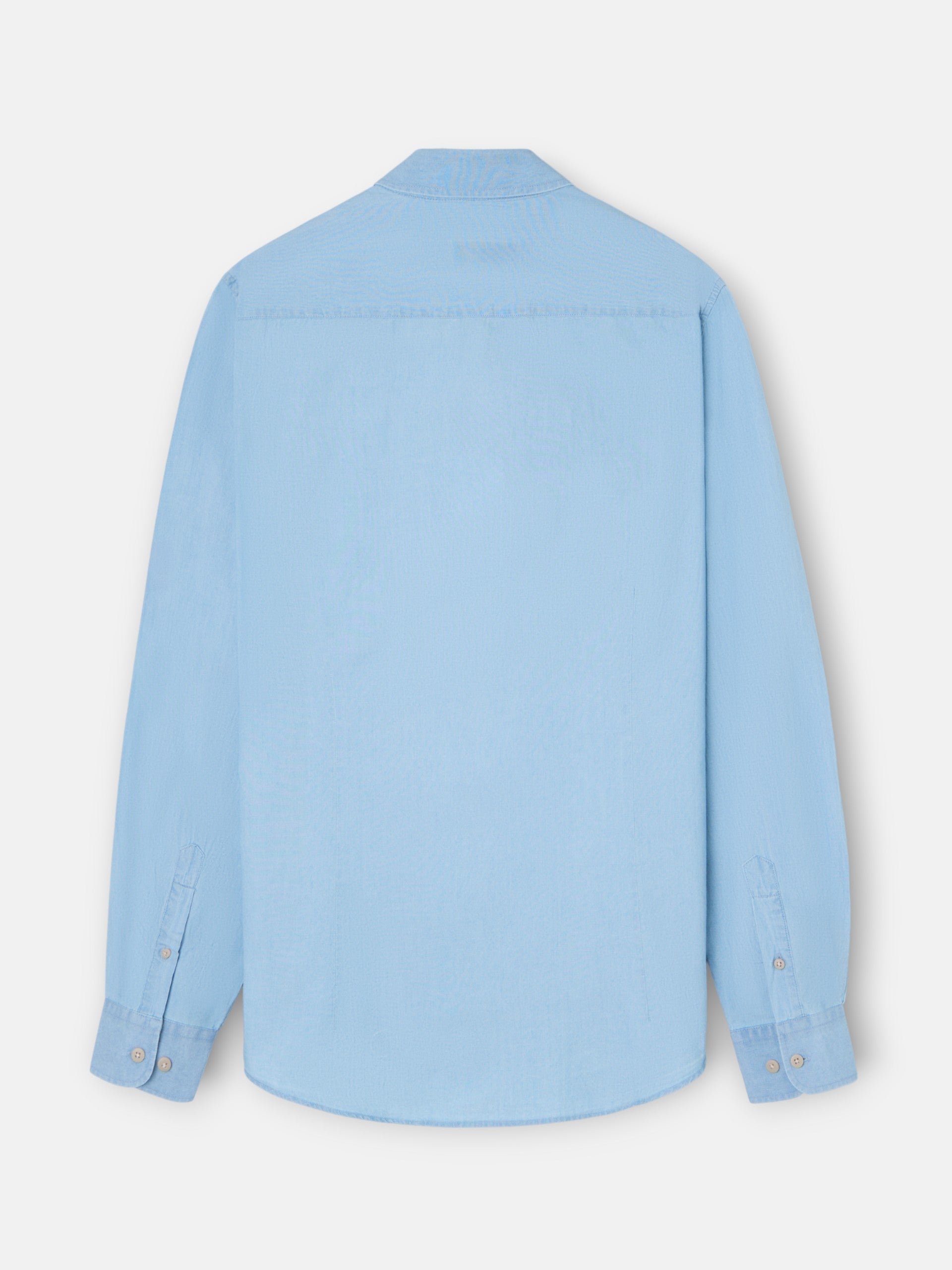 Camisa sport denim azul claro