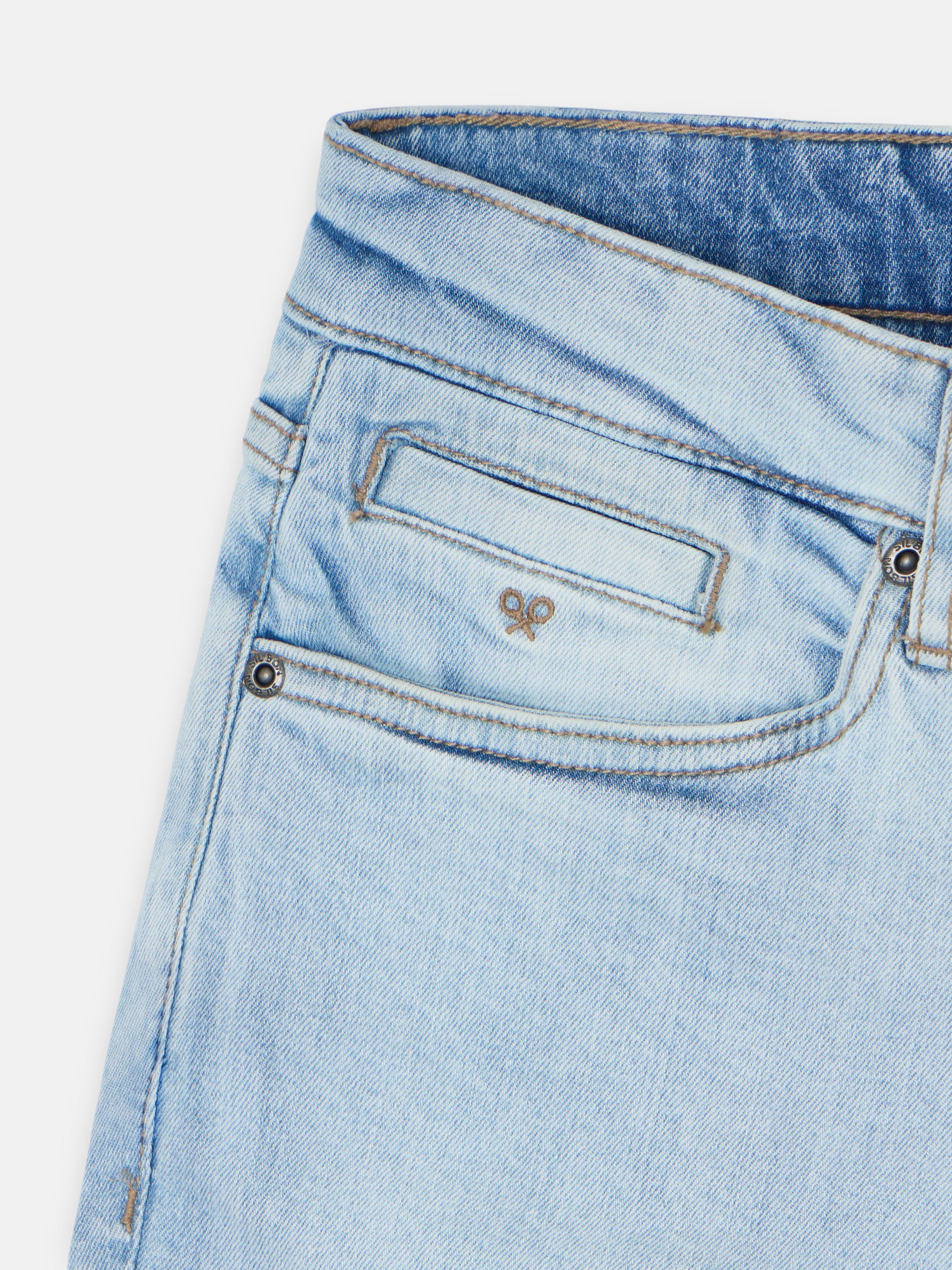 Pantalon sport denim azul claro