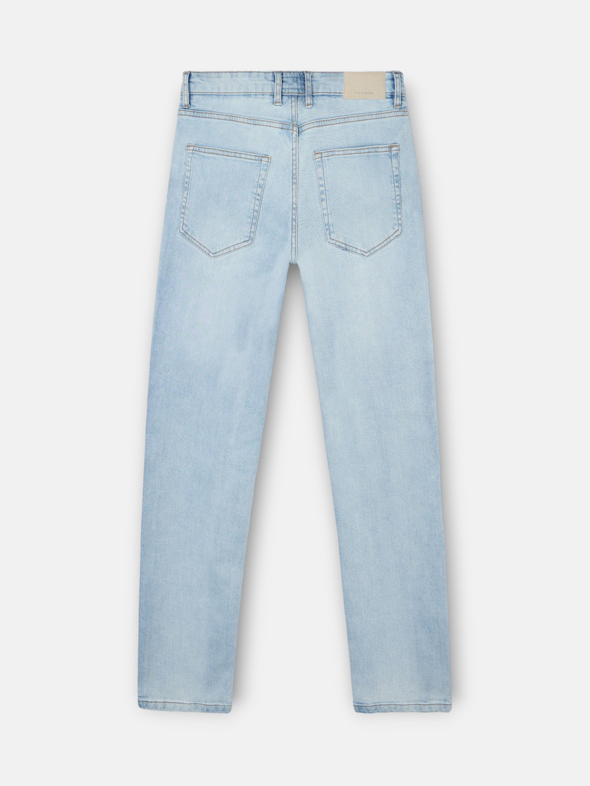 Pantalon sport denim azul claro