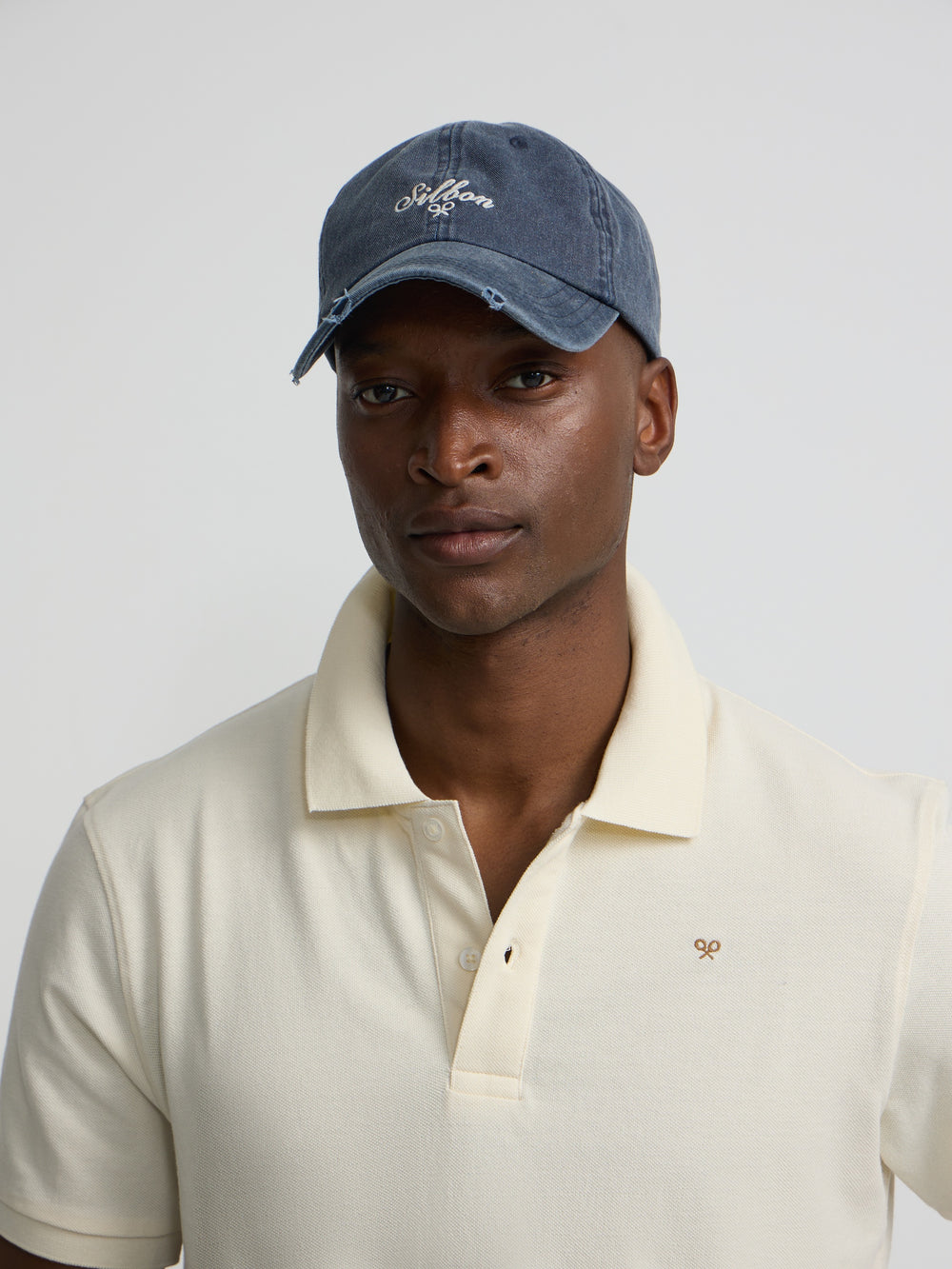 Gorra Silbon estilo denim azul