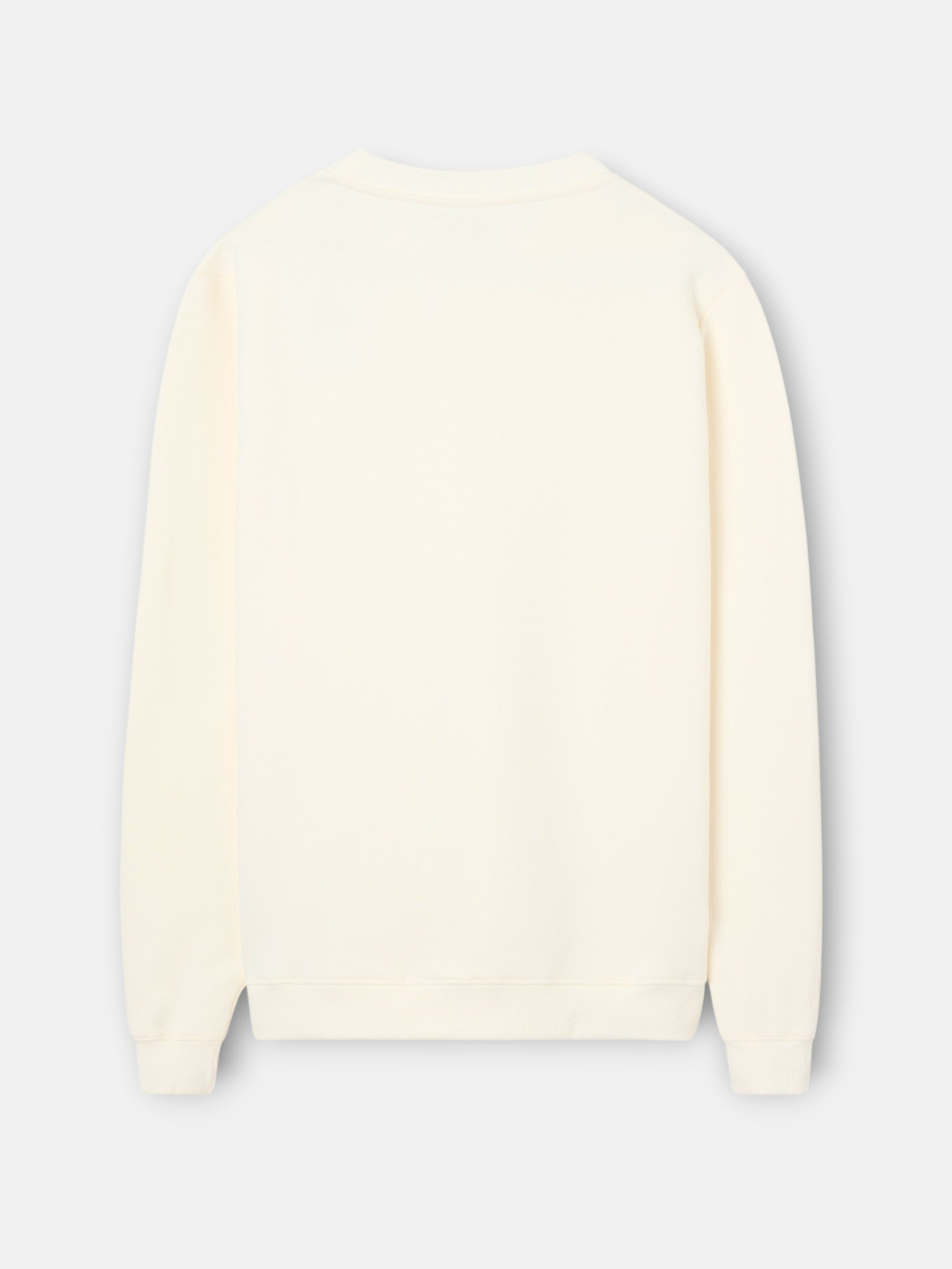 Sudadera Silbon minilogo rizo crema