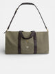 Sac de voyage avec détail en cuir vert