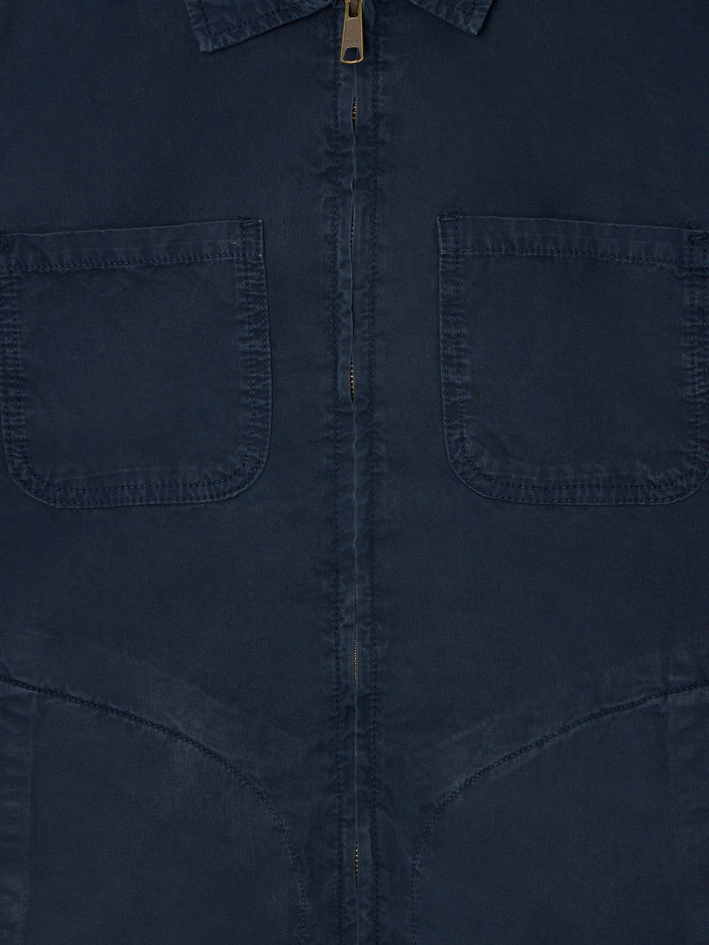 Chaqueta cuello Harrington azul marino