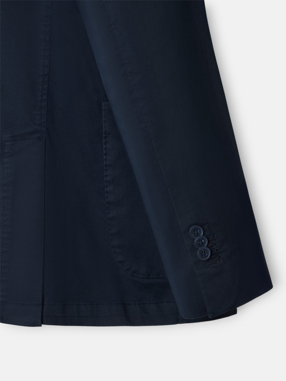 Veste croisée décontractée bleu marine