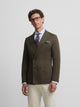 Blazer cruzado casual verde