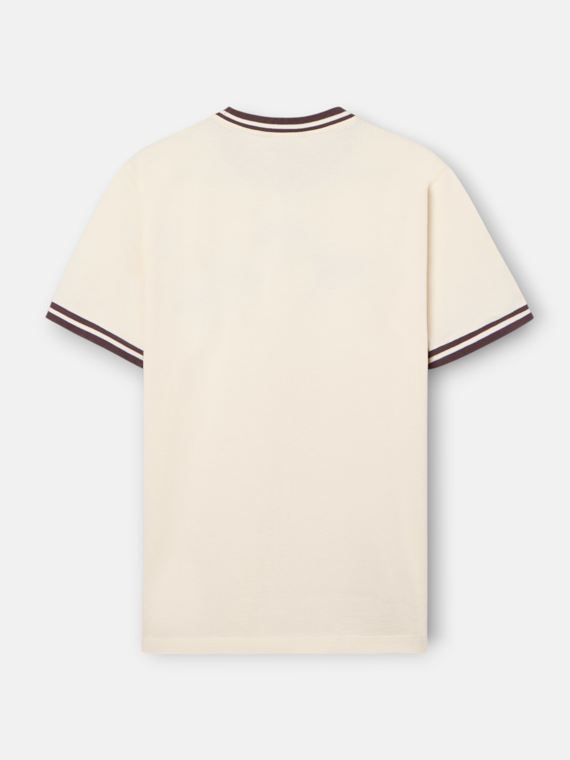 Good habits cream burgundy t-shirt
