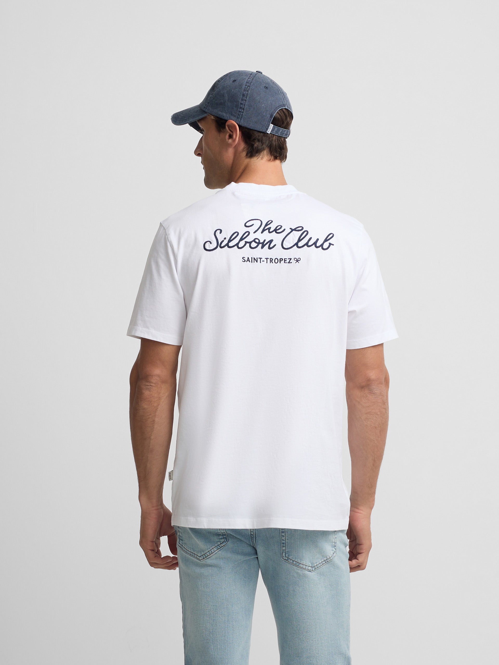 Silbon Club Saint Tropez White T-shirt
