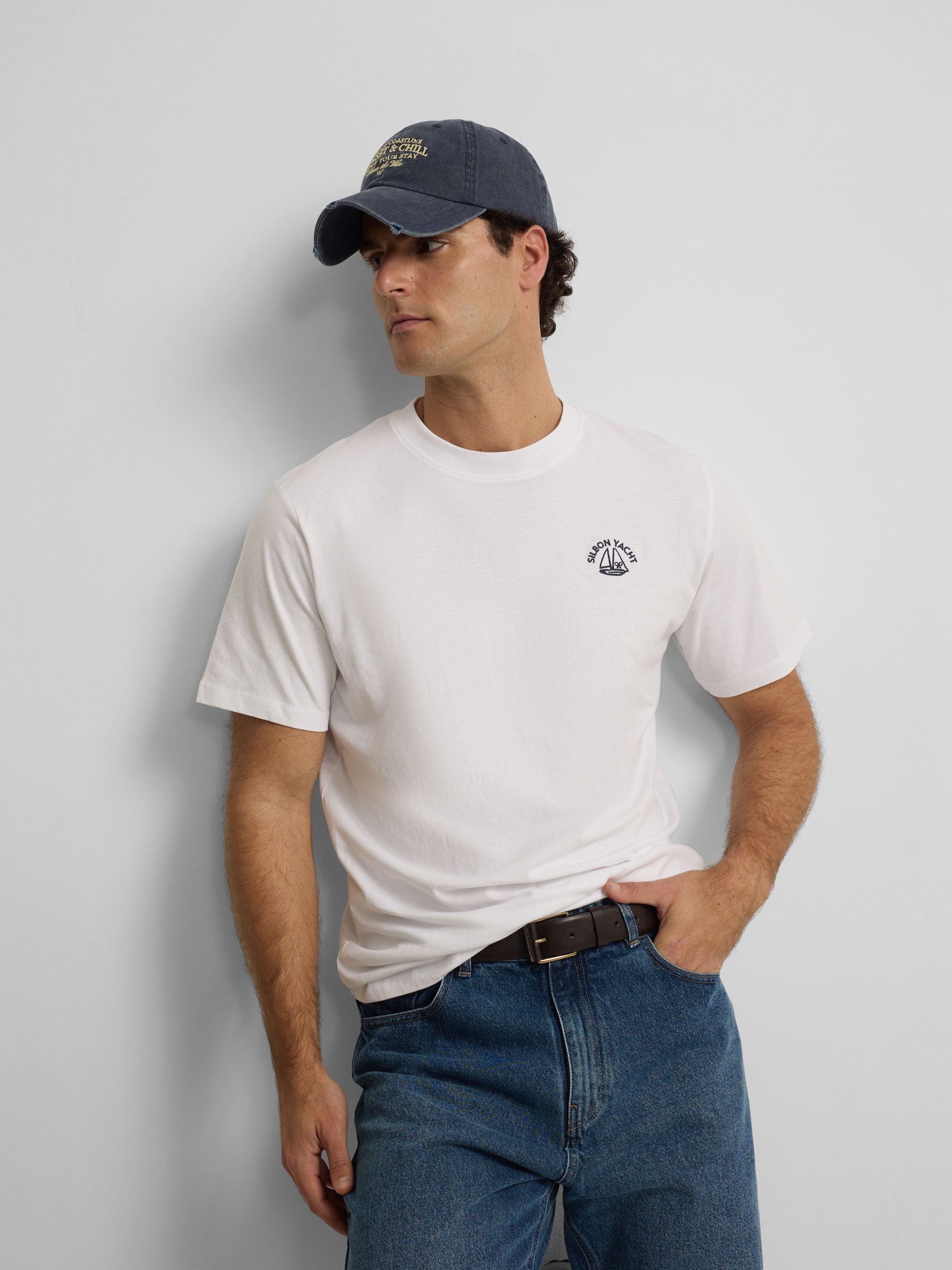 White Silbon Yacht T-shirt