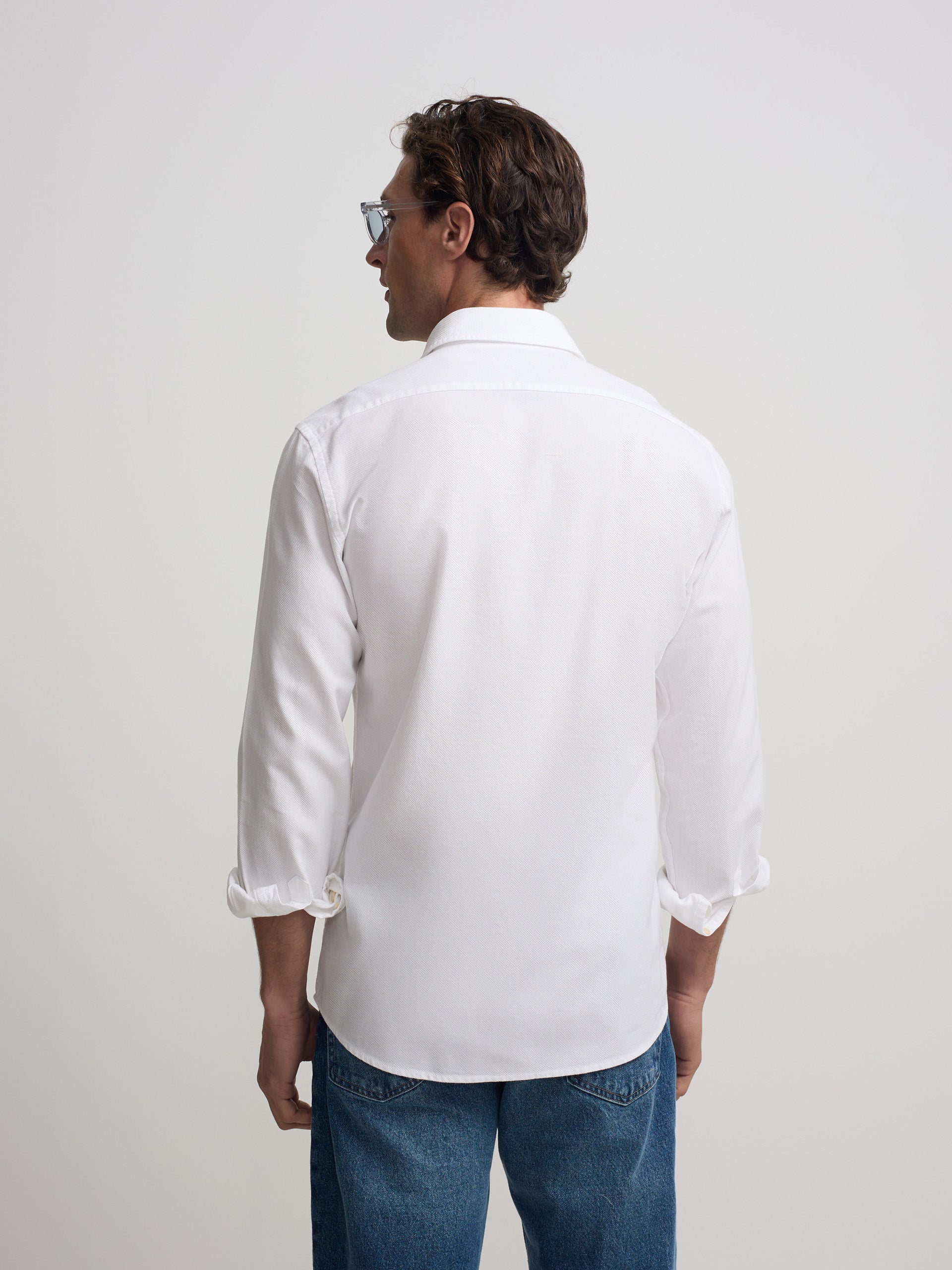 Camisa sport estrutura logo branco