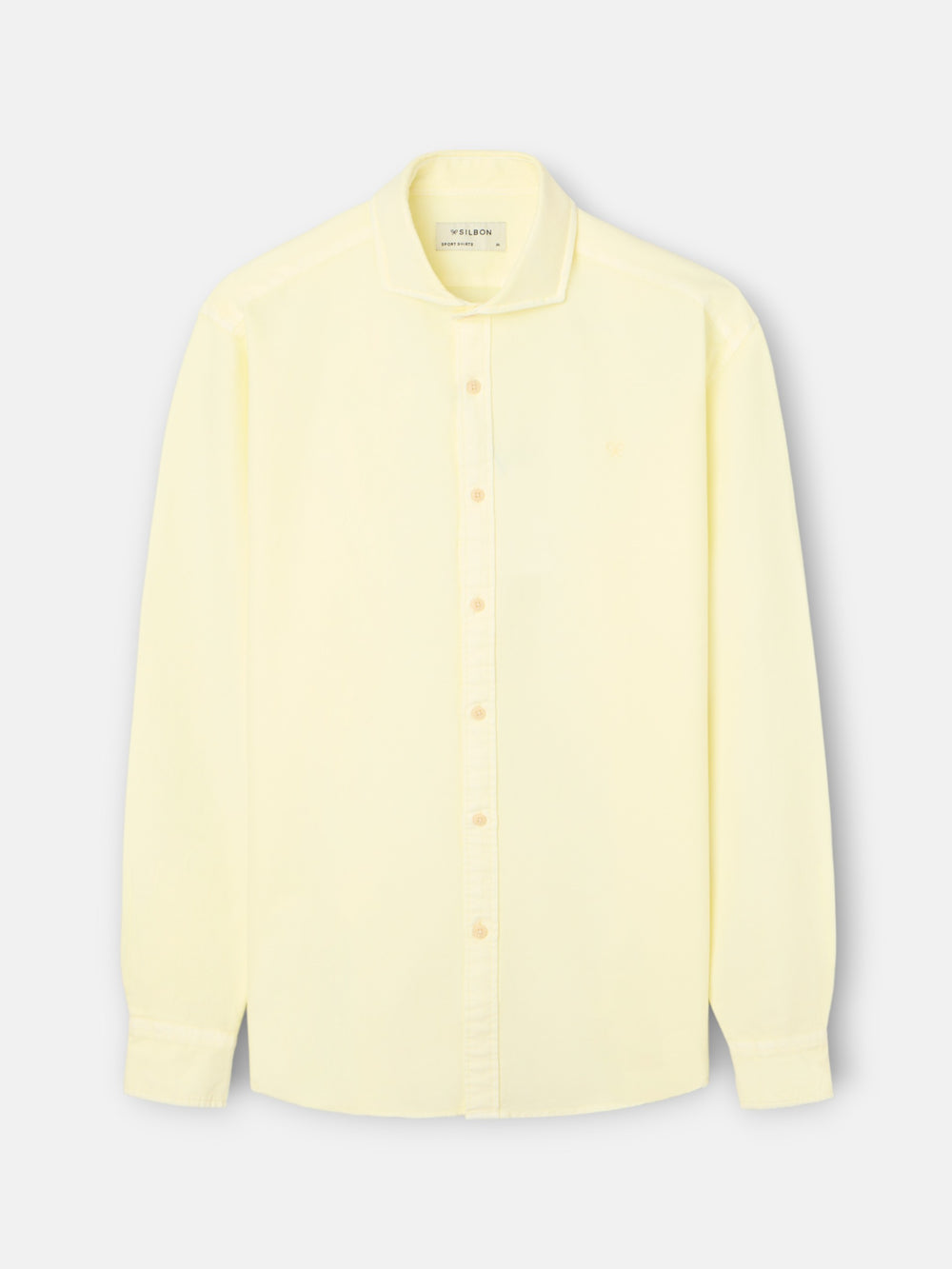 Camisa sport estrutura logótipo amarelo