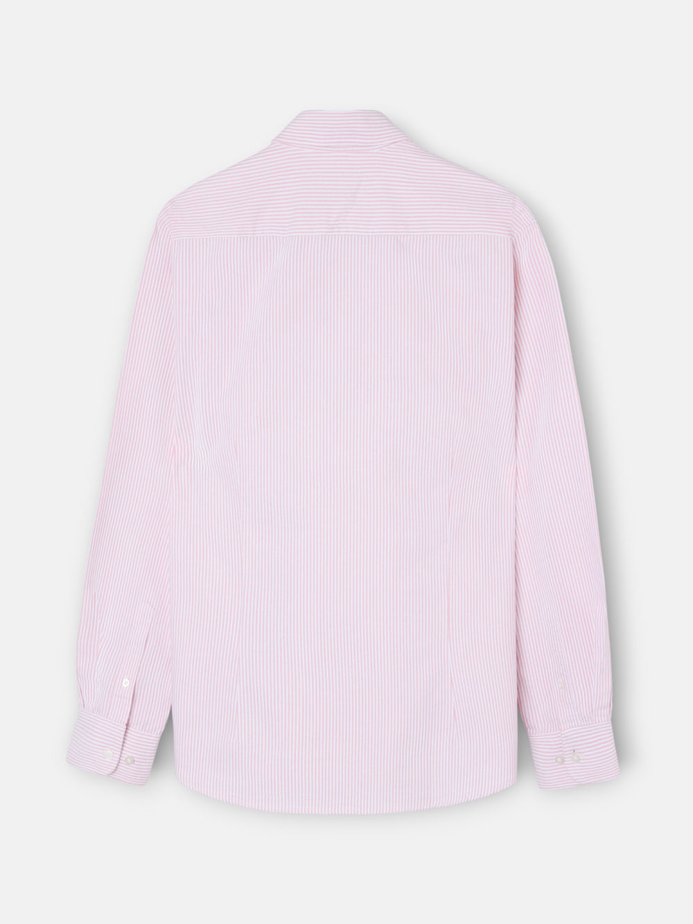 Camisa sport oxford riscas coral